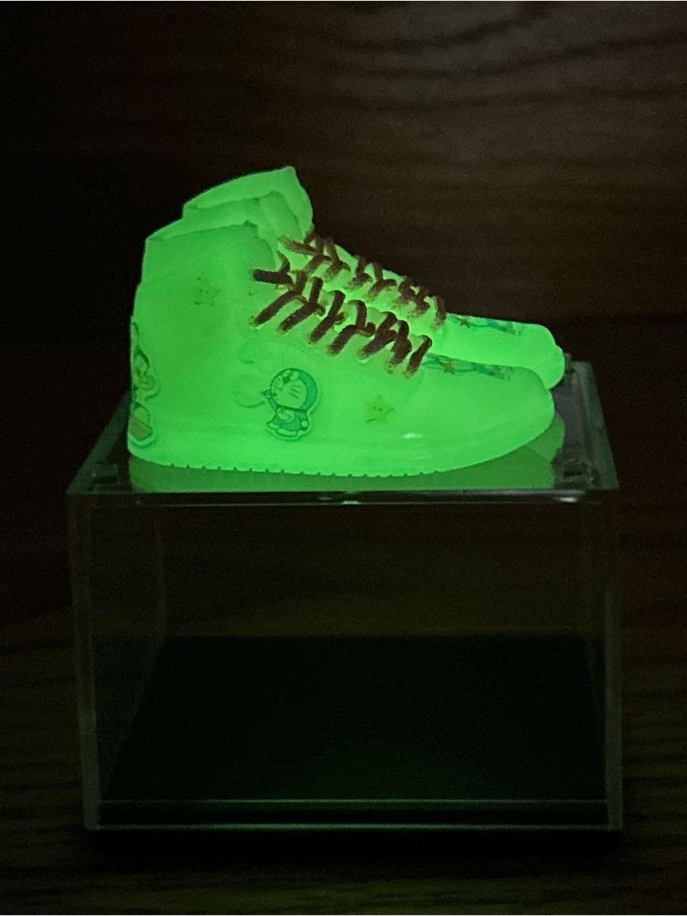 Glow-In-The-Dark High-Top Sneakers